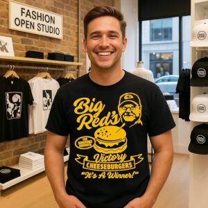 Kansas City Chiefs And Andy Reid Big Reds Victory Cheeseburger It’s A Winner T-Shirt