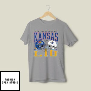 Kansas Vs Liu Gameday Showdown 2026 T-Shirt