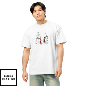 Kawhi Leonard “the Shot” Toronto Raptors Basketball Oversized Graphic T-Shirt