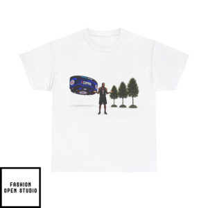 Kawhi Leonard Jumbotron & Trees T-Shirt