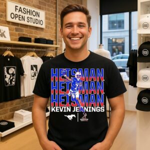 Kevin Jennings Smu Football Heisman Hopeful Name Pose T-Shirt