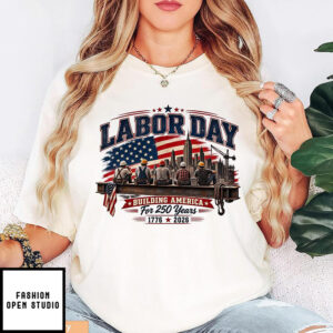 Labor Day Construction Worker Tee