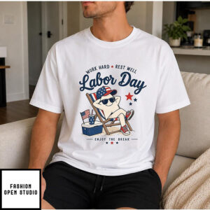 Labor Day T-Shirt, Work Hard Rest Well