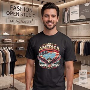 Lake America Previously Known As Lake Ontario Est 2026 Retro T-Shirt