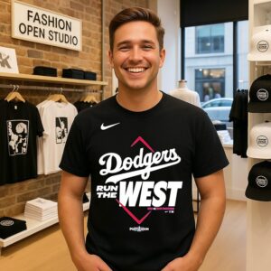 Los Angeles Dodgers Run The West 2026 Nl West Division Champions T-Shirt