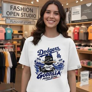 Los Angeles Dodgers X Godzilla Minus Zero 2026 T-Shirt