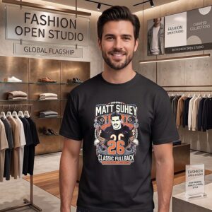 Matt Suhey Tribute Chicago Bears Classic Fullback 26 Memorial T-Shirt