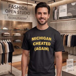 Michigan Wolverines Cheated Again 2026 T-Shirt