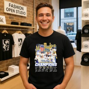 Milwaukee Brewers Four-Peat National League Central Champions 2023 2024 2025 2026 T-Shirt