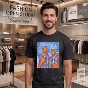 Myles Garrett And Aaron Donald Funny Step Brothers Poster Parody T-Shirt
