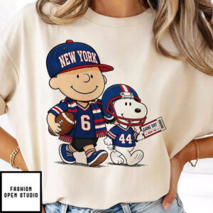 New York Football Cartoon Shirt