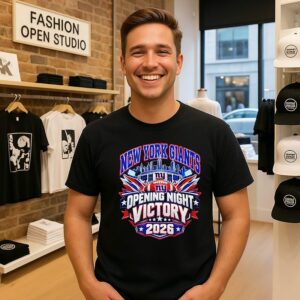 New York Giants 2026 Big Blue Season Opener Victory Game Day T-Shirt