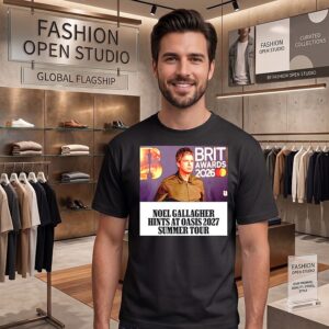 Noel Gallagher Hints At Oasis 2027 Summer Tour T-Shirt