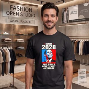 Obama 2028 Since The Rules Don’t Exist Anymore Vintage T-Shirt