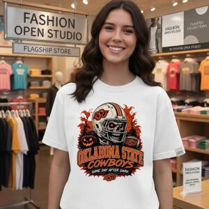 Oklahoma State Cowboys Game Day After Dark Halloween 2026 T-Shirt