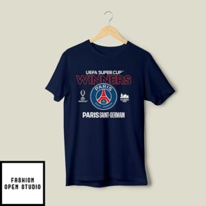 Paris Saint-Germain 2026 Uefa Super Cup Winners T-Shirt
