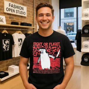 Penguin Fight Or Flight T-Shirt