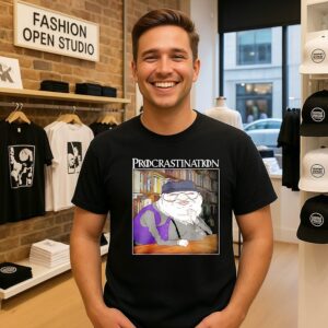 Procrastination Meatcanyon Cartoon T-Shirt