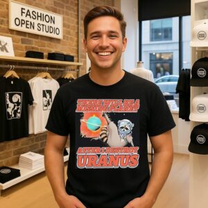 Raccoon There Will Be A Missing Planet After I Destroy Uranus T-Shirt