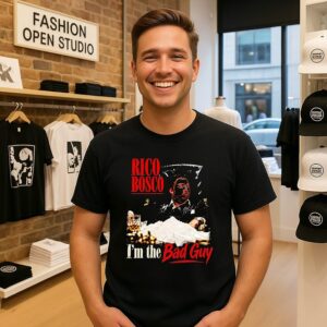 Rico Bosco I’m The Bad Guy White Out T-Shirt