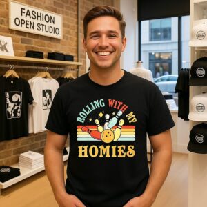 Rolling With My Homies Bowling T-Shirt