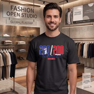 Ronald Acuña Jr Atlanta Braves 200.200 Club Fastest Player To 200 Hr And 200 Steals T-Shirt