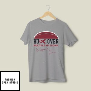 Rugby Multiple Myeloma Support Myeloma Cancer T-Shirt