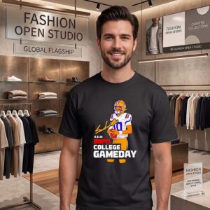 Sam Leavitt Lsu Tigers 2026 Espn College Gameday Signature T-Shirt