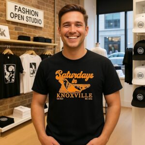 Saturdays In Knoxville Old Row Est 2014 T-Shirt