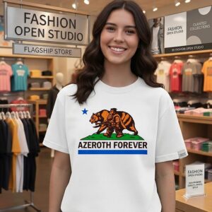Smokey Bear World Of Warcraft Azeroth Forever T-Shirt