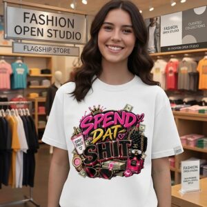 Spend Dat Shit Luxury Collage T-Shirt