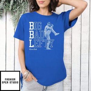 Tanner Scott Big Bad Lefty Los Angeles Dodgers 2026 Debut T-Shirt