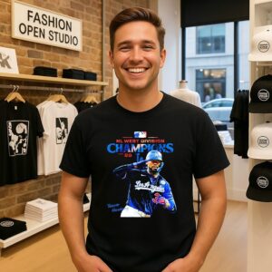 Teoscar Hernandez Los Angeles Dodgers Nl West Division Champions 2026 Signature T-Shirt