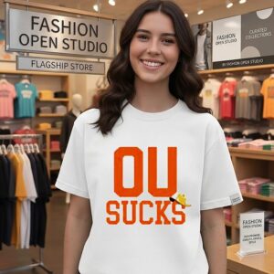 Texas Longhorns Ou Sucks Logo T-Shirt