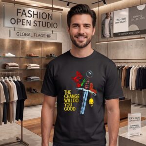 The Change Will Do You Good Butterfly And Sword T-Shirt