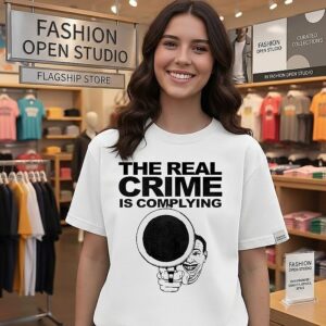 The Real Crime Is Complying Anti-Compliance T-Shirt
