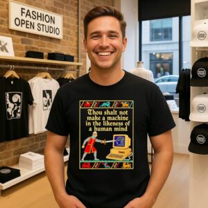 Thou Shalt Not Make A Machine In The Likeness Of A Human Mind T-Shirt