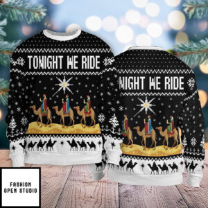 Tonight We Ride Ugly Christmas Sweaters, Three Wise Men Shirt