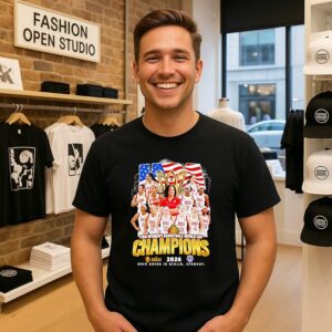 USA 2026 Fiba Women’s Basketball World Cup Champions Uber Arena In Berlin T-Shirt