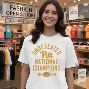 Undefeated Pitt Panthers Arch National Champions 1976 T-Shirt
