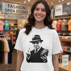 Vince Lombardi Football Middle Finger T-Shirt