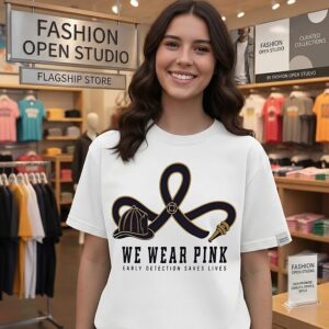 We Wear Pink Early Detection Saves Lives T-Shirt