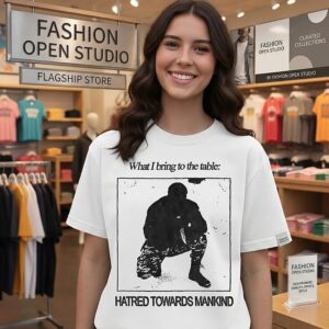 What I Bring To The Table Hatred Towards Mankind T-Shirt