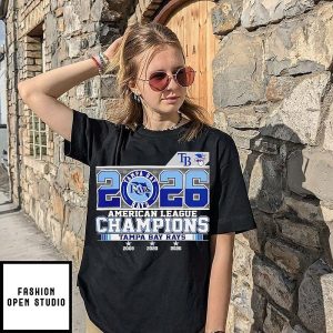 2026 American League Champions Tampa Bay Rays T-Shirt