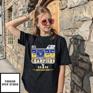 2026 Milwaukee Brewers National League Champions Win Our Way T-Shirt