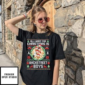 All I Want For Christmas Is Backstreet Boys T-Shirt