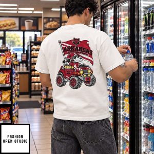 Arkansas State Red Wolves NCAA Football Daniel Hill Snoopy Driving Offroad Vehicle T-Shirt