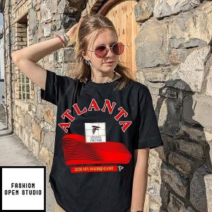 Atlanta Falcons 2026 NFL Madrid Game Stadium T-Shirt