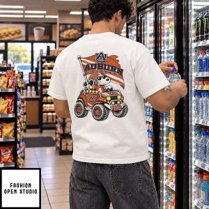 Auburn Tigers NCAA Football Daniel Hill Snoopy Driving Offroad Vehicle T-Shirt