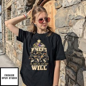 Baltimore Ravens Faith Bends Our Knees No Rival Bends Our Will T-Shirt